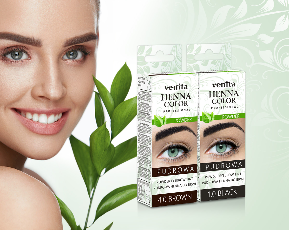Henna in polvere per sopracciglia Venita